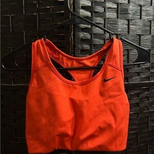 Nike Women's Bright Orange Sports Bra